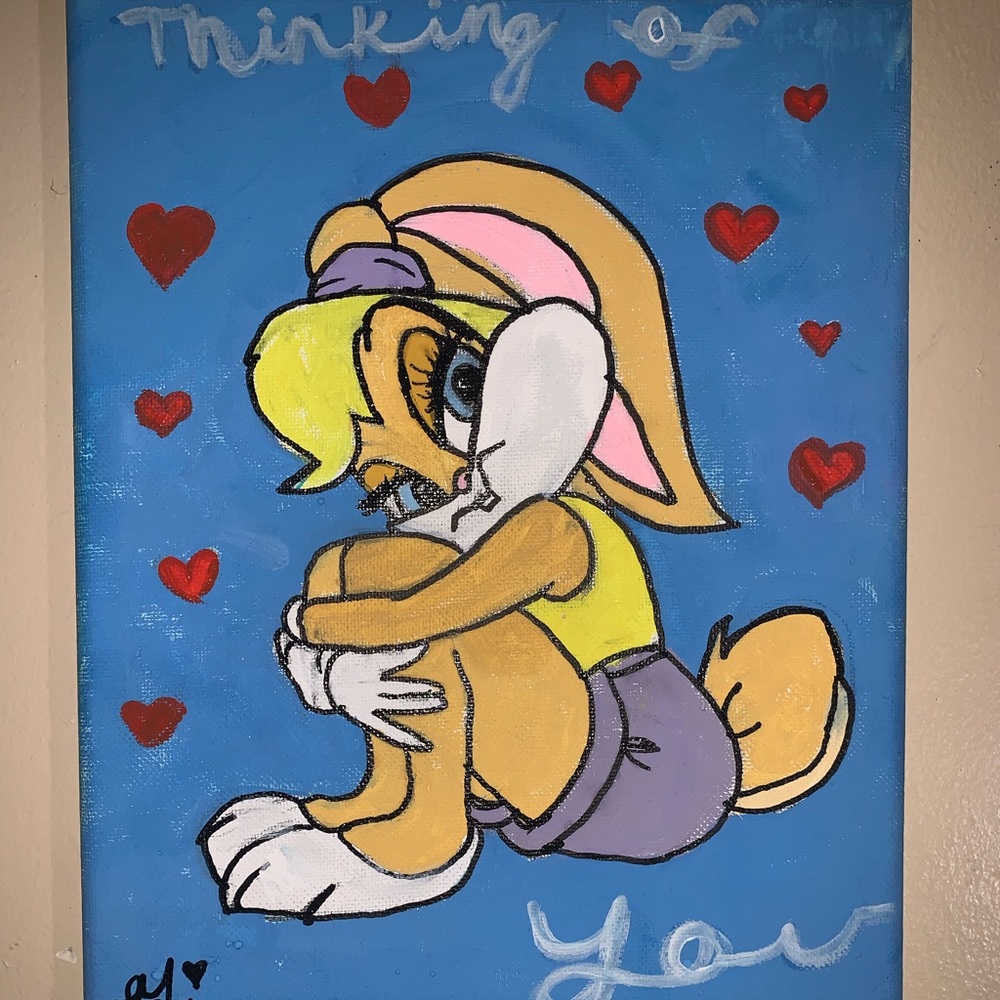 Thinking of you painting